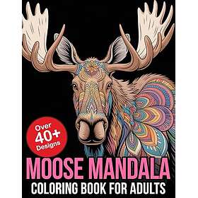 Älg Mandala Målarbok för Vuxna