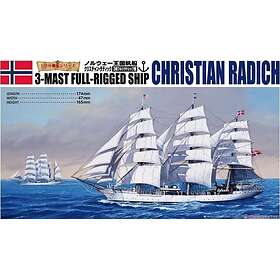Aoshima 1/350 Christian Radich 3-Mast Full-Rigged Ship (Norsk)