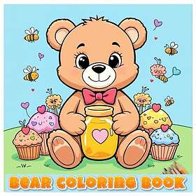 Björnfärgläggningsbok: För barn och vuxna