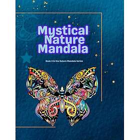 Mystisk naturmandala målarbok för vuxna