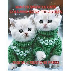 Winter Sweater Cats Målarbok för Vuxna