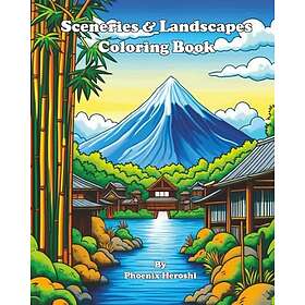 Sceneries & Landscapes Målarbok