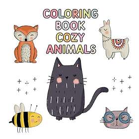 Målarbok Mysiga Djur: för vuxna och barn