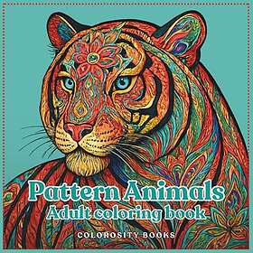 Mönsterdjur målarbok för tonåringar och vuxna
