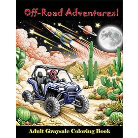 Terrängäventyr!: Gråskale målarbok för vuxna