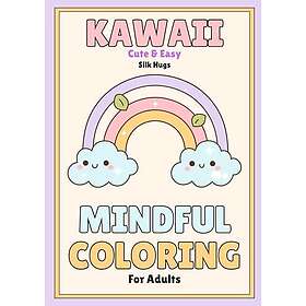 Kawaii Söt och enkel medveten färgläggning för vuxna