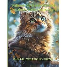 Persiska katter och vänner Målarbok för vuxna