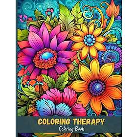 Färgterapi: Zentangle-blomstersidor för vuxna som älskar konst