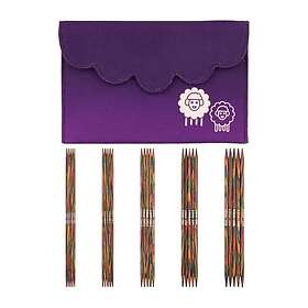 KnitPro Symfonie Dubbelspetsad Stickor 15cm Set
