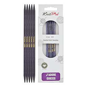 KnitPro J'Adore Cubics Double Pointed Needles 15cm 5.50mm