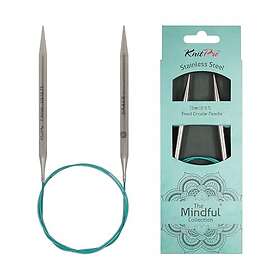 KnitPro Mindful Collection Aiguilles Circulaires Acier Inoxydable 40cm 7.00mm