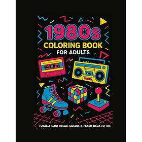 1980-talets målarbok för vuxna