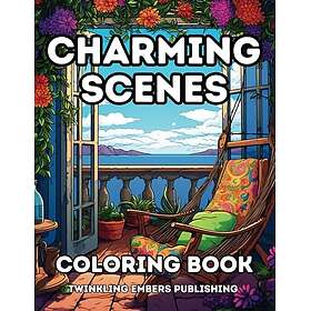 Charmiga scener: målarbok för vuxna
