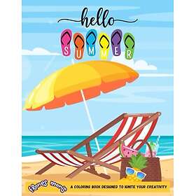 Hallå Sommar: Målarbok för vuxna