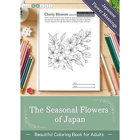 Japans säsongsbetonade blommor: - Vacker målarbok för vuxna -