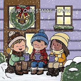 Vår julstad: Julmålarbok för vuxna och barn