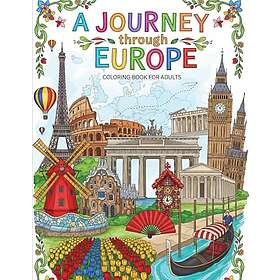 En resa genom Europa: 200 färgläggningsdesigner för kreativa vuxna