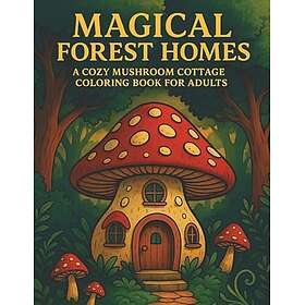 Magiska skogshem: En mysig målarbok med svampstugor för vuxna
