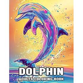 Dolphin Adults Coloring Book
