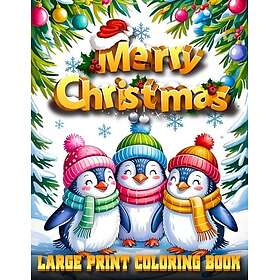 Large Print Merry Christmas Coloring Book