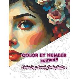 Färgläggning efter nummer Utgåva 4: Målarbok för vuxna