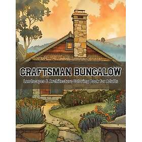 Craftsman Bungalows – Classic American Architecture Coloring Book for Adults