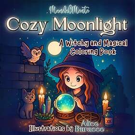 Cozy Moonlight: En Häxaktig & Magisk Målarbok för Vuxna