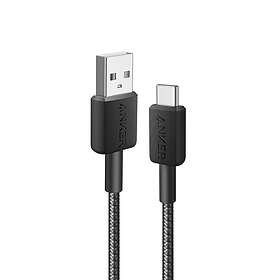 Anker A81H5G11 USB-A til USB-C Kabel 3ft Flettet