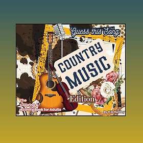 Gissa den här låten:: Målar- och aktivitetsbok för vuxna