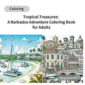 Tropical Treasures: En Barbados Äventyr Målarbok för Vuxna