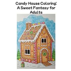 Candy House Coloring: En söt fantasi för vuxna
