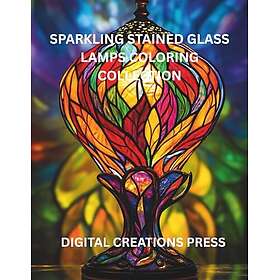 Glittrande målat glas lampor färgläggningskollektion: För vuxna
