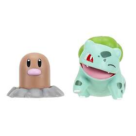 Pokémon Battle Feature Figur Diglett & Bulbasaur