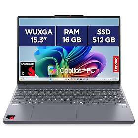 Lenovo IdeaPad Slim 3 83N30005FR 15.3" Snapdragon X 16 Go RAM 512 Go SSD Qualcom