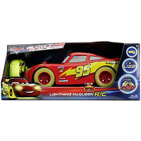 Jada Disney Cars Glow Racers Lightning McQueen Fjernkontroll Bil 253086000