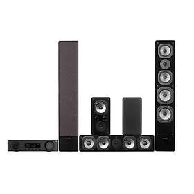 JBL MA510 med Dynavoice Challenger-högtalare, 5.0 hemmabiopaket