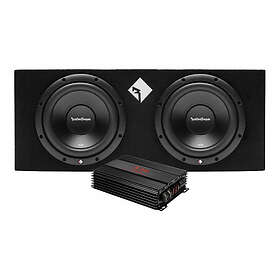 Rockford Fosgate R2-2X10 & Bass Habit RA2000W, bassopaketti