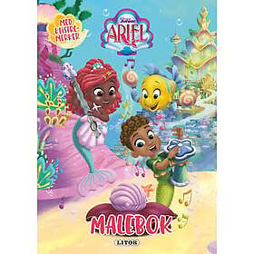 Disney Ariel Malebok Med Klistremerker