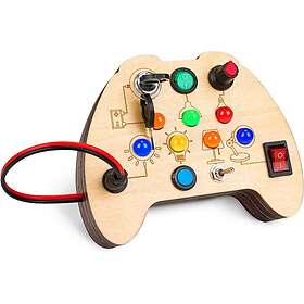Montessori Trä Gamepad El-lära Leksak ps-mont-gpad