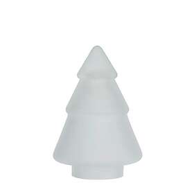 Hadeland Glassverk Gran Juletre Frostet Glass Hvit 12,7cm