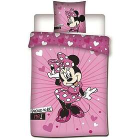Disney Minnie Duvet Cover Set 140x200cm Pink 671211