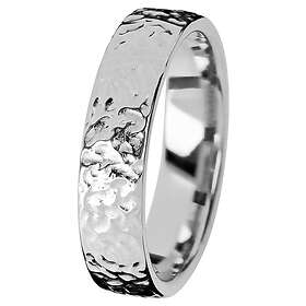 Kohinoor Duetto Gold Frost 5 mm vitguld ring 003-806V-205