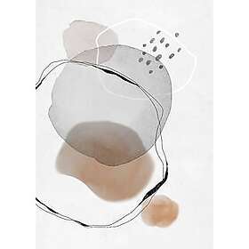 Nord Plakat Beige Stor 50 X 70 CM