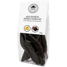 Pralinhuset Syltade Apelsinskal Mörk Choklad 100g