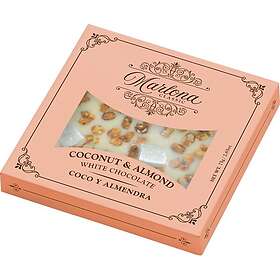 Marlona Vit Choklad med Mandel & Kokos 75g