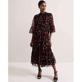 Phase Eight Floral Textured Midi Dress