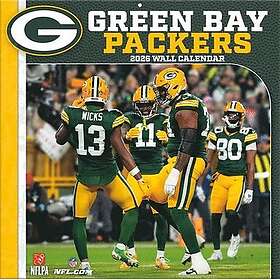 Green Bay Packers Team Wall Calendar 2026 12x12