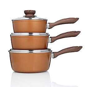 JML Copper Stone Pan Cookware Set 5 pcs