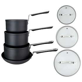 Commichef Stackem Hard Annodised Aluminium Cookware Set 4 pcs