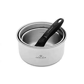 Gerlach Smart Steel Ensemble de casseroles 4 pcs